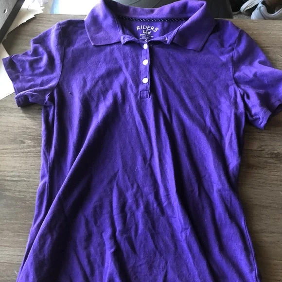 Riders by Lee Tops Purple Polo Shirt Poshmark